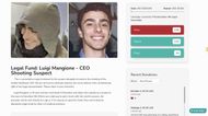GiveSendGo account for Luigi Magnione (Image via GiveSendGo)